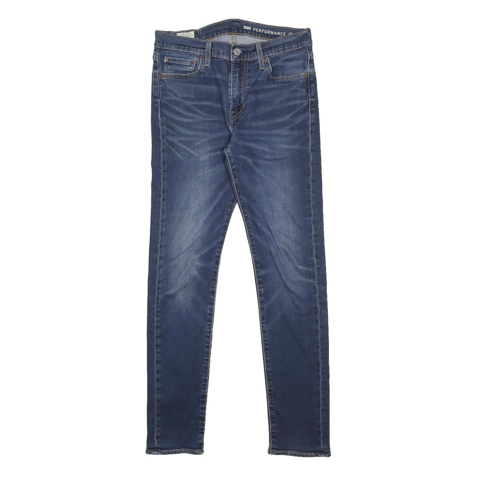 LEVI'S 510 BIG E Mens Slim Jeans Blue Denim W30 L32 Performance Stretch Comfort