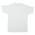 BVD Mens White Plain T-Shirt L Short Sleeve Crew Neck Cotton Blend