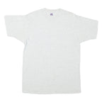 BVD Mens White Plain T-Shirt L Short Sleeve Crew Neck Cotton Blend