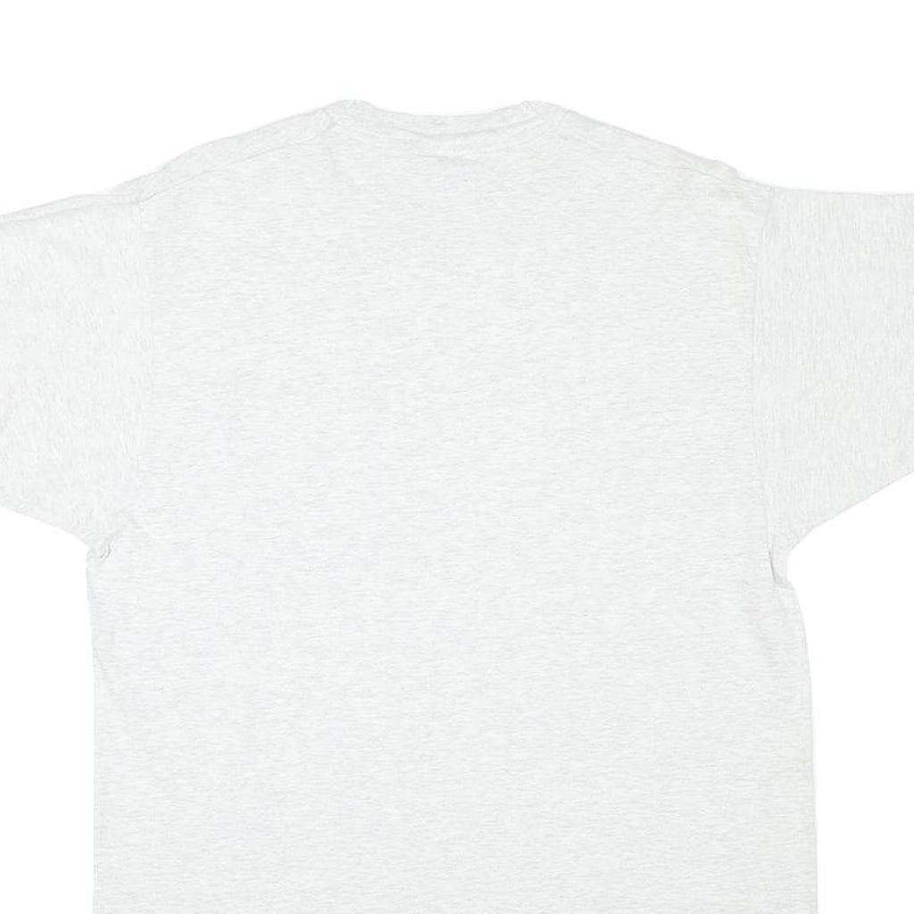 BVD Mens White Plain T-Shirt L Short Sleeve Crew Neck Cotton Blend
