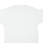 BVD Mens White Plain T-Shirt L Short Sleeve Crew Neck Cotton Blend