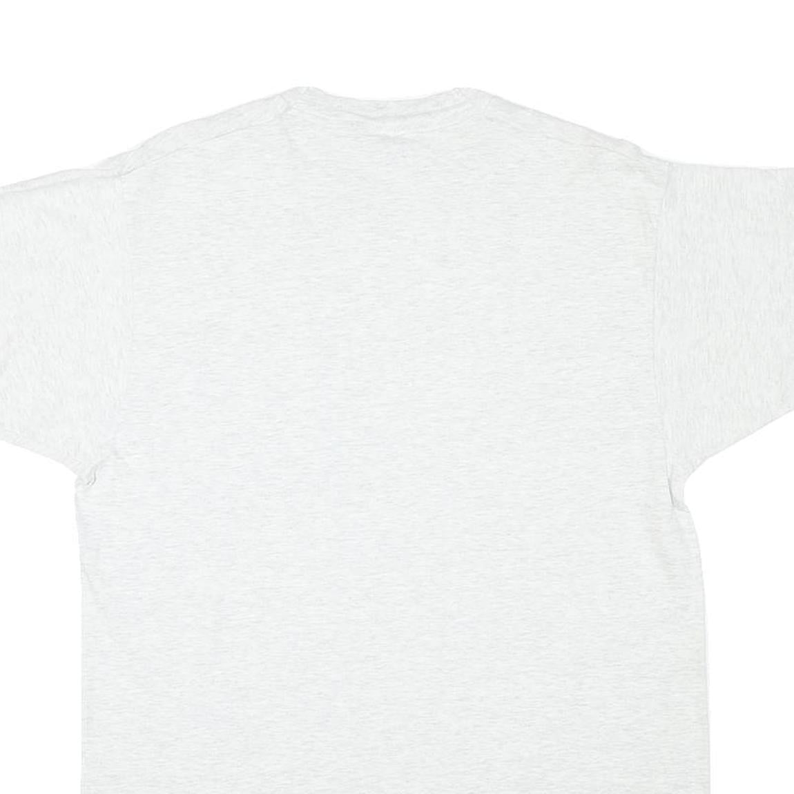 BVD Mens White Plain T-Shirt L Short Sleeve Crew Neck Cotton Blend