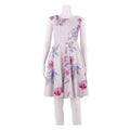 JOULES Occasion Wear Womens Fit & Flare Dress Grey Floral Knee Length UK 8