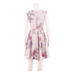 JOULES Occasion Wear Womens Fit & Flare Dress Grey Floral Knee Length UK 8