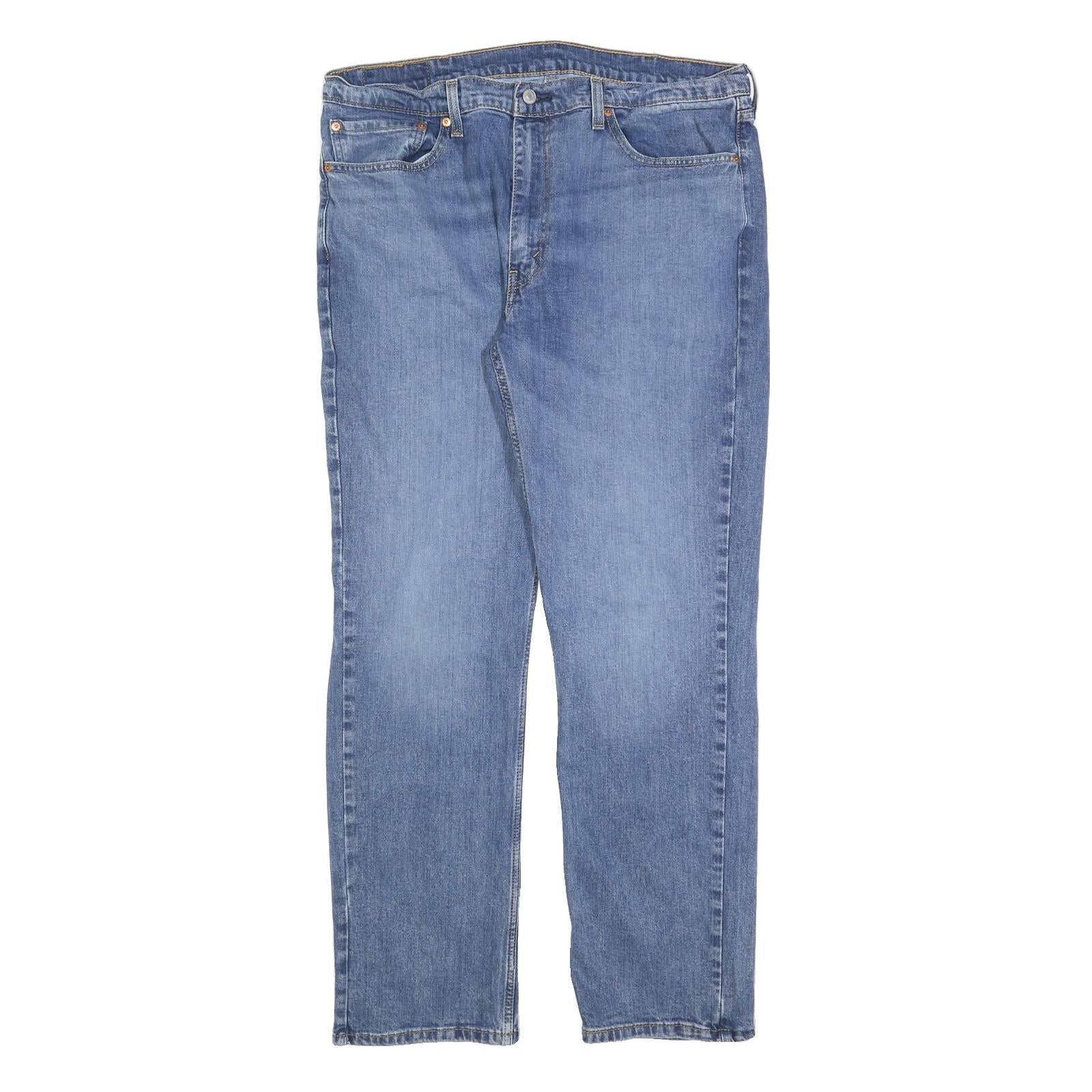 LEVI'S 514 Classic Mens Jeans Blue Classic Straight Denim Medium W38 L32