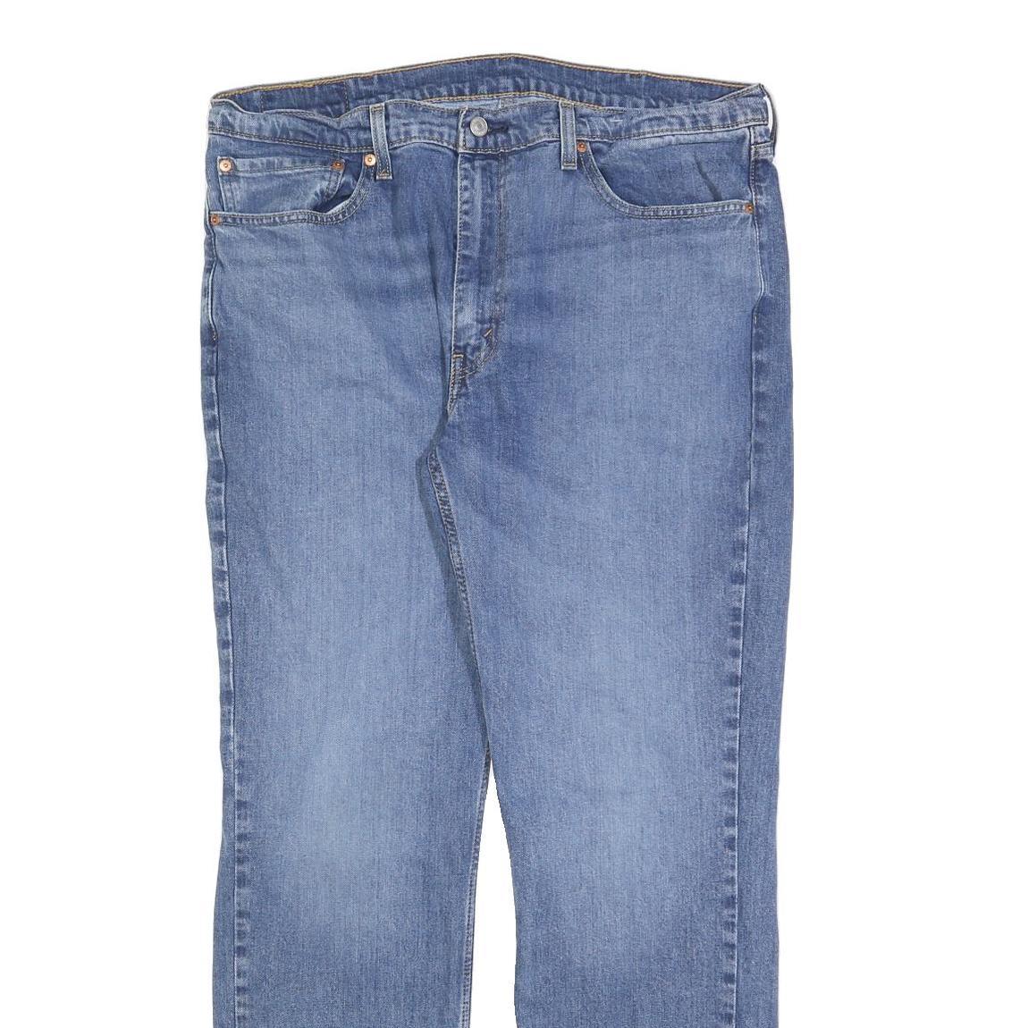 LEVI'S 514 Classic Mens Jeans Blue Classic Straight Denim Medium W38 L32