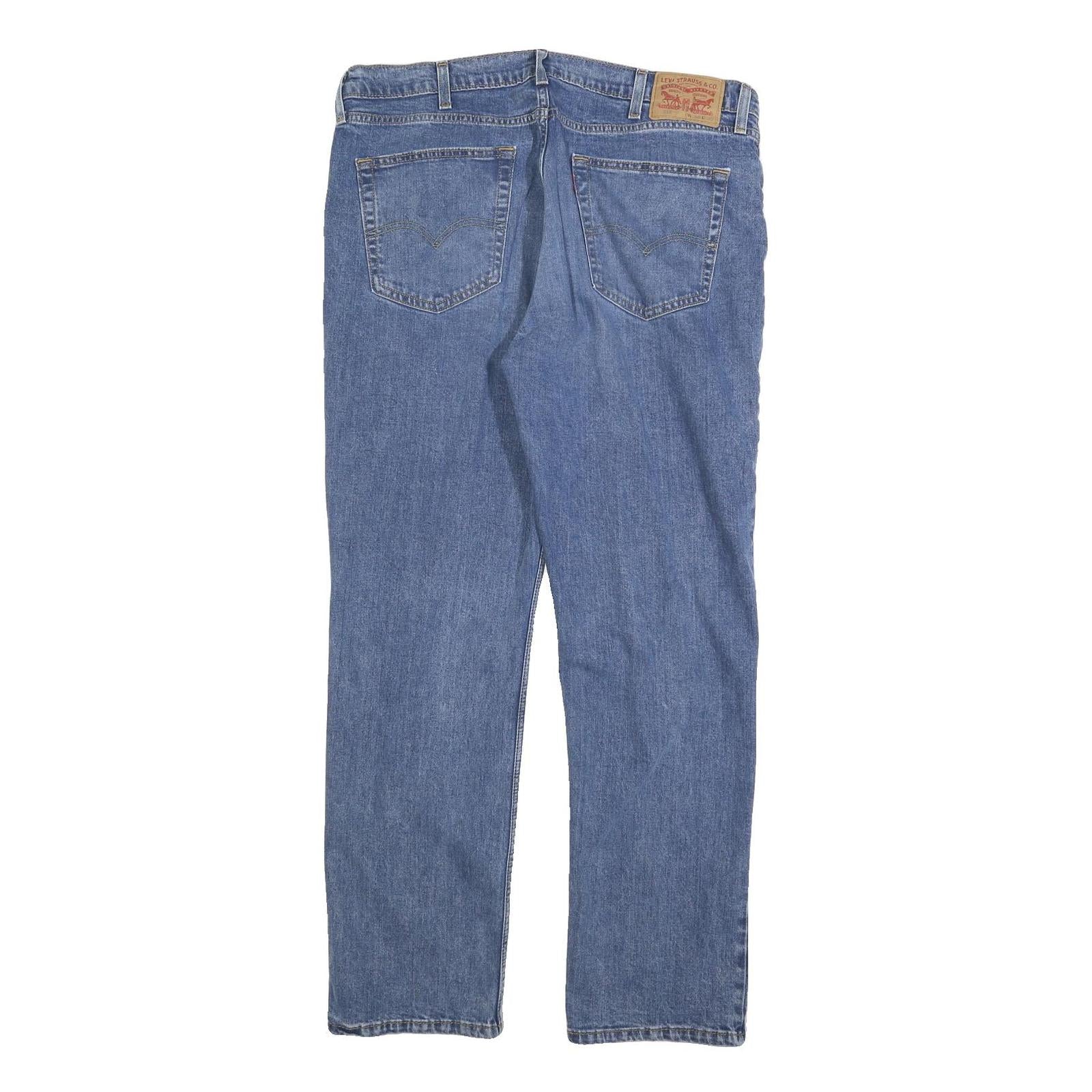 LEVI'S 514 Classic Mens Jeans Blue Classic Straight Denim Medium W38 L32