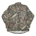 RED HEAD Mens Brown & Green Camouflage Shirt XL Polyester Blend Outdoor Hunting