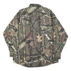 RED HEAD Mens Brown & Green Camouflage Shirt XL Polyester Blend Outdoor Hunting