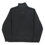 NIKE Mens Black & Dark Grey Reversible Zip Jacket XL Polyamide Plain Casual