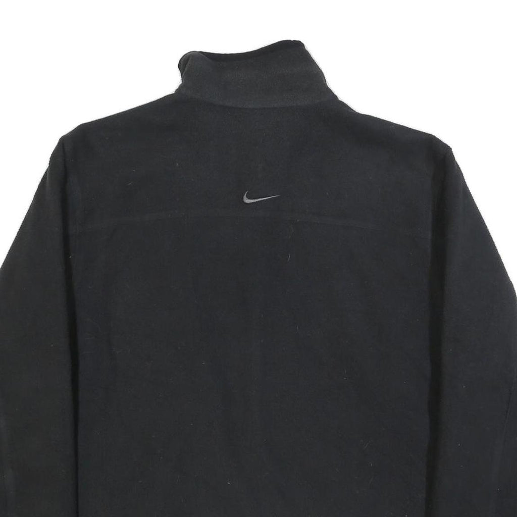 NIKE Mens Black & Dark Grey Reversible Zip Jacket XL Polyamide Plain Casual
