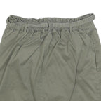 REITMANS Womens Green Cotton Blend Wrap Skirt Short Button Detail Size M