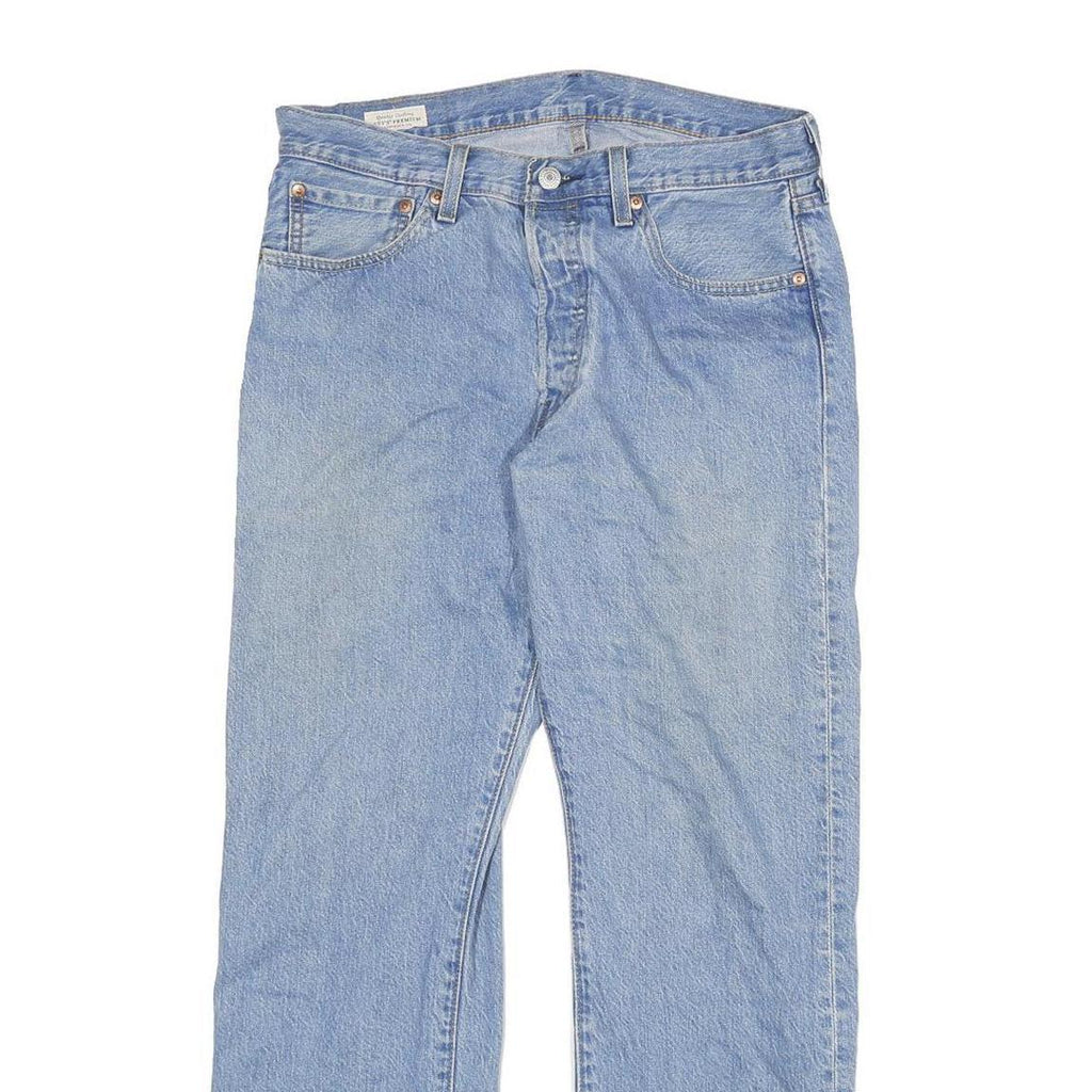 LEVI'S 501 BIG E Mens Jeans Blue Regular Straight Denim Light W32 L29 Classic