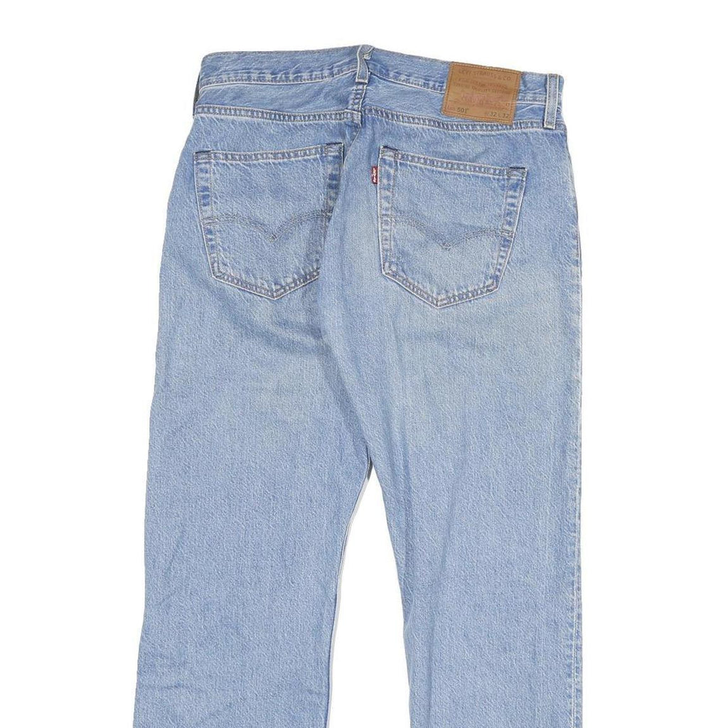 LEVI'S 501 BIG E Mens Jeans Blue Regular Straight Denim Light W32 L29 Classic