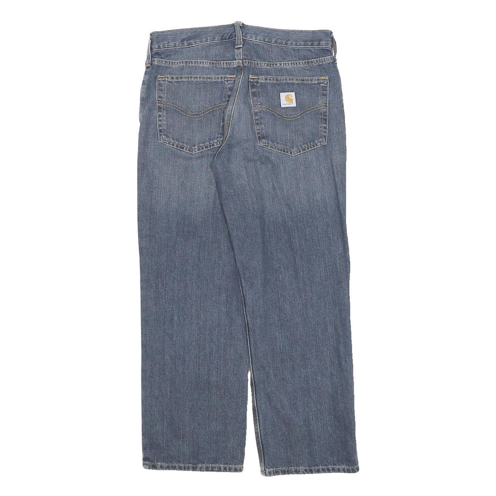 CARHARTT Mens Jeans Blue Relaxed Straight Denim Medium W31 L28 Workwear