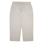 CARHARTT Carpenter Mens Trousers Grey Relaxed Straight W40 L30
