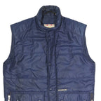 MCGREGOR Mens Navy Blue Polyester Blend Quilted Jacket M Zip Pockets