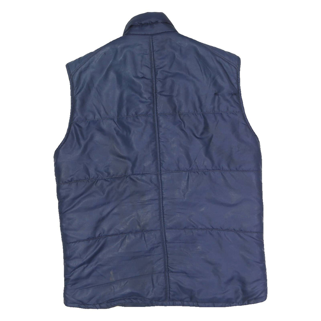 MCGREGOR Mens Navy Blue Polyester Blend Quilted Jacket M Zip Pockets