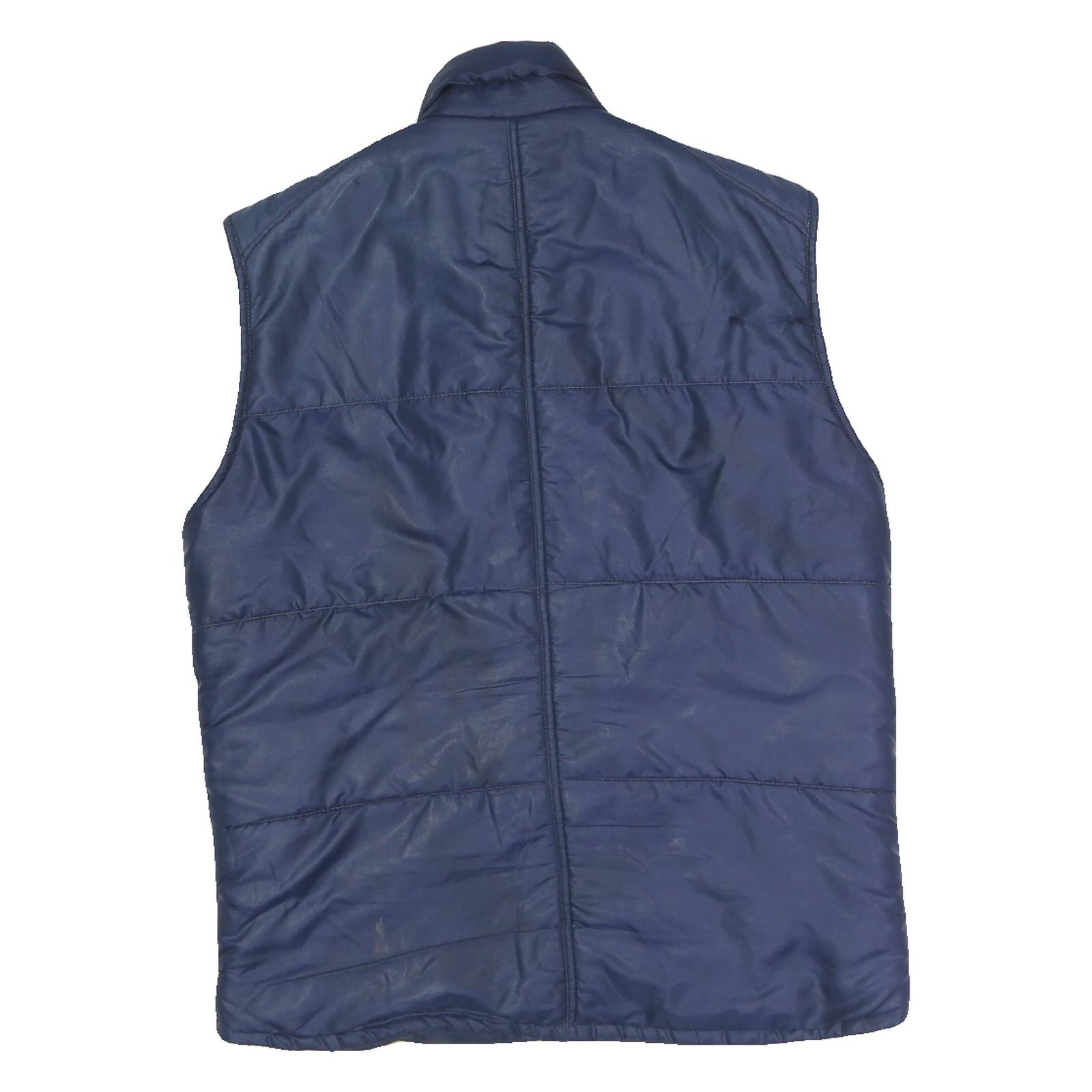 MCGREGOR Mens Navy Blue Polyester Blend Quilted Jacket M Zip Pockets