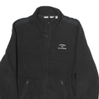 TOMMY HILFIGER Mens Black Zip Jacket L Polyester Plain Casual Lightweight