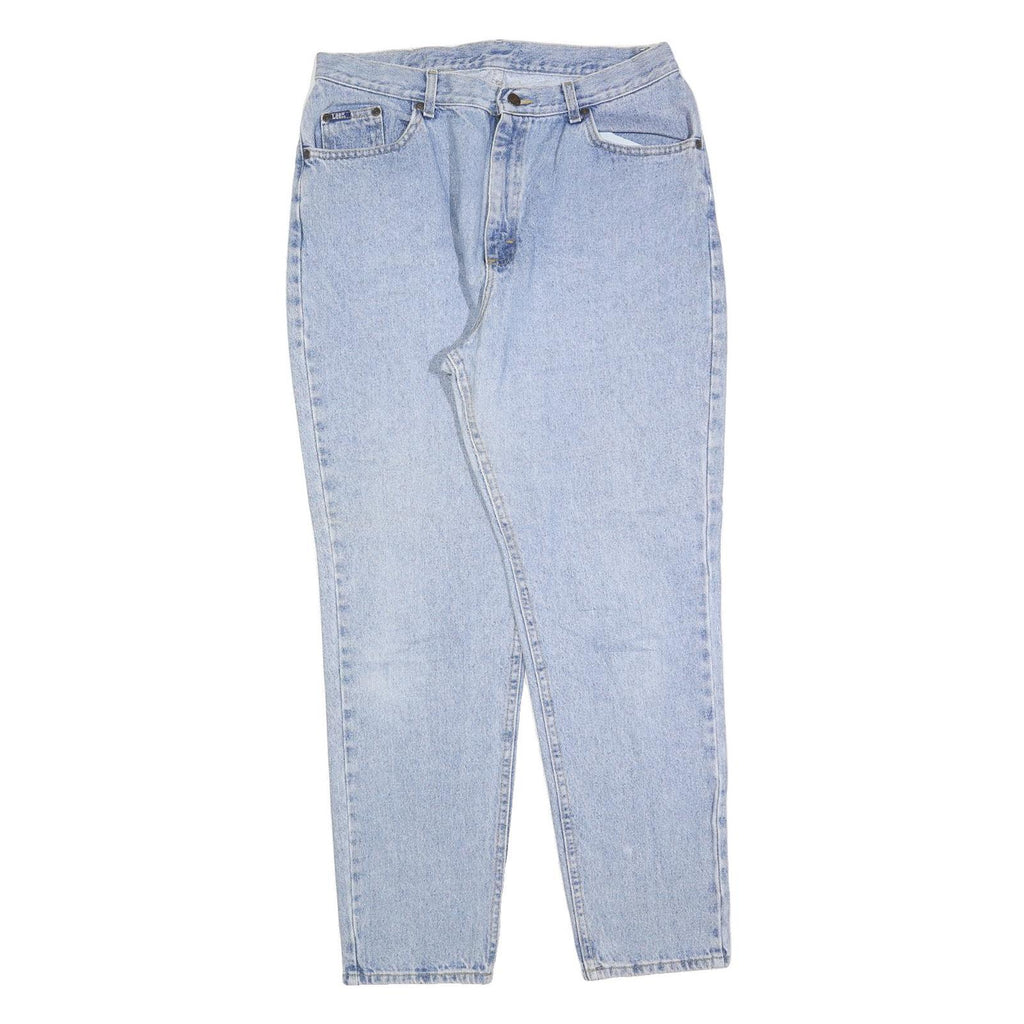 LEE Mens Jeans Blue Regular Straight Denim Light Wash W32 L30 Classic Cotton