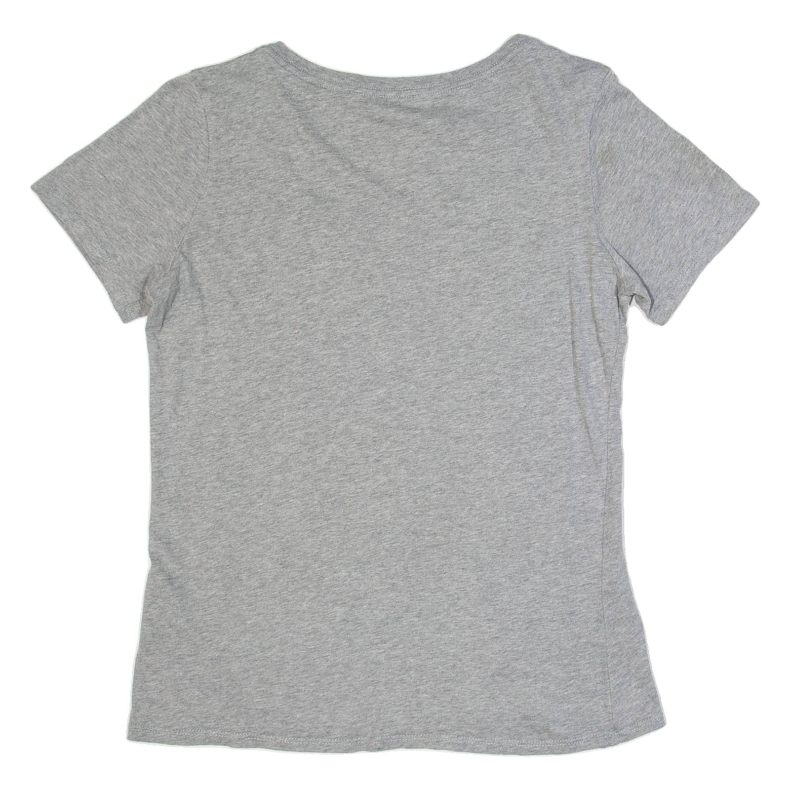 NIKE Just Do It Womens T-Shirt Grey S