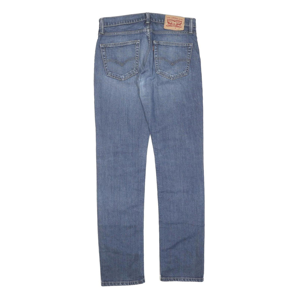LEVI'S 511 SLIM Mens Jeans Blue Slim Skinny Denim Medium W31 L34 Zip