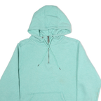 CARHARTT Womens Blue Pullover Hoodie XL Cotton ¼ Zip Casual Sweatshirt