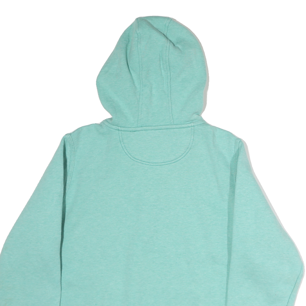 CARHARTT Womens Blue Pullover Hoodie XL Cotton ¼ Zip Casual Sweatshirt