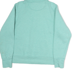 CARHARTT Womens Blue Pullover Hoodie XL Cotton ¼ Zip Casual Sweatshirt