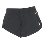 NIKE Womens Shorts Black Casual Polyester Blend M W28 Sports Running Gym