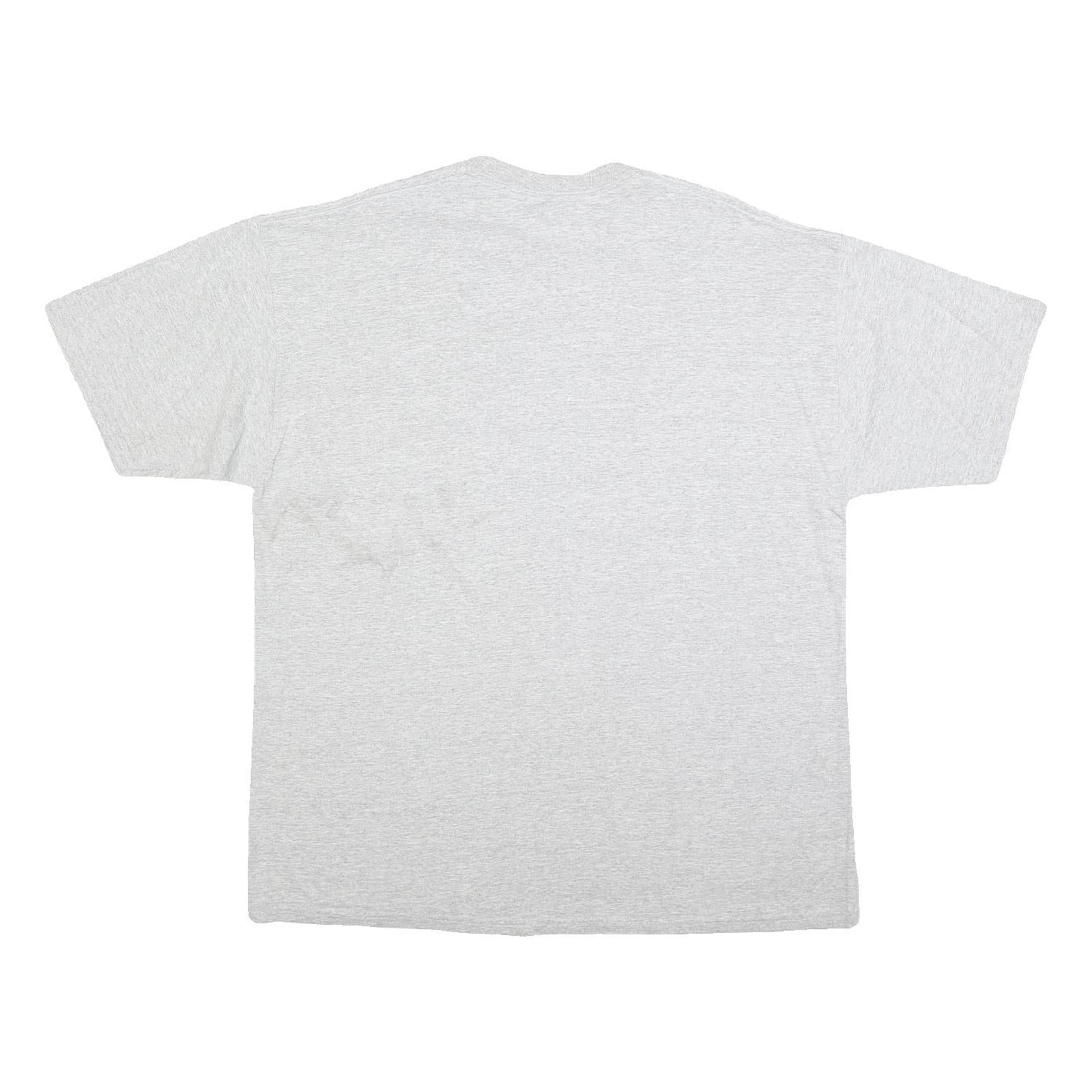 TSI Mens Grey USA Graphic T-Shirt XL Short Sleeve Crew Neck Cotton Blend