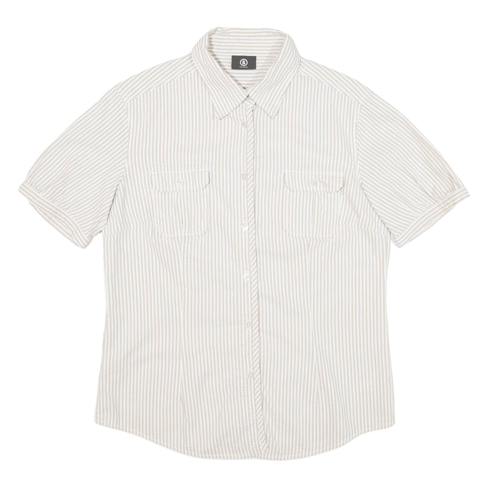 BOGNER Womens Shirt White Striped L
