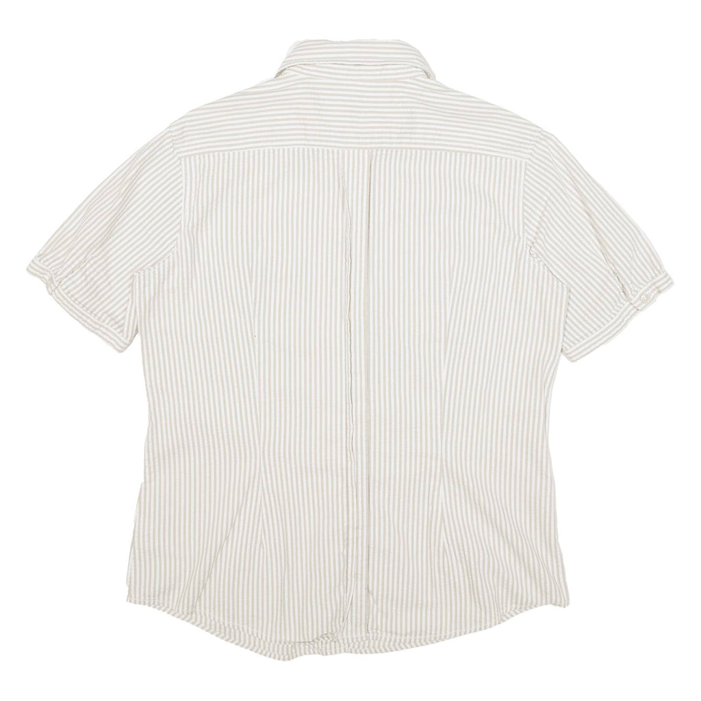 BOGNER Womens Shirt White Striped L