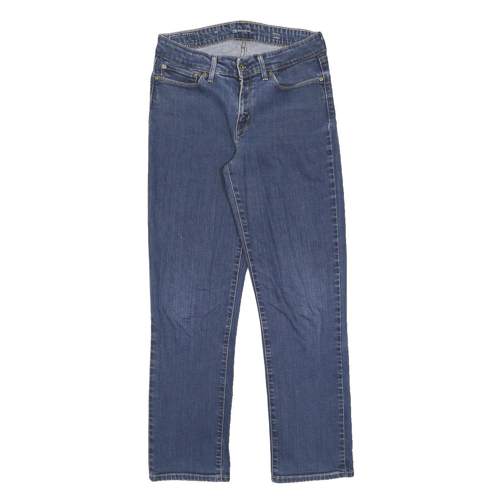 LEVI'S Womens Regular Blue Denim Jeans W28 L30 Zip Classic Stylish