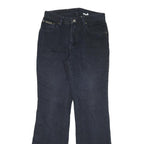 CALVIN KLEIN JEANS Womens Regular Fit Bootcut Denim Dark W28 L31 Stylish Zip