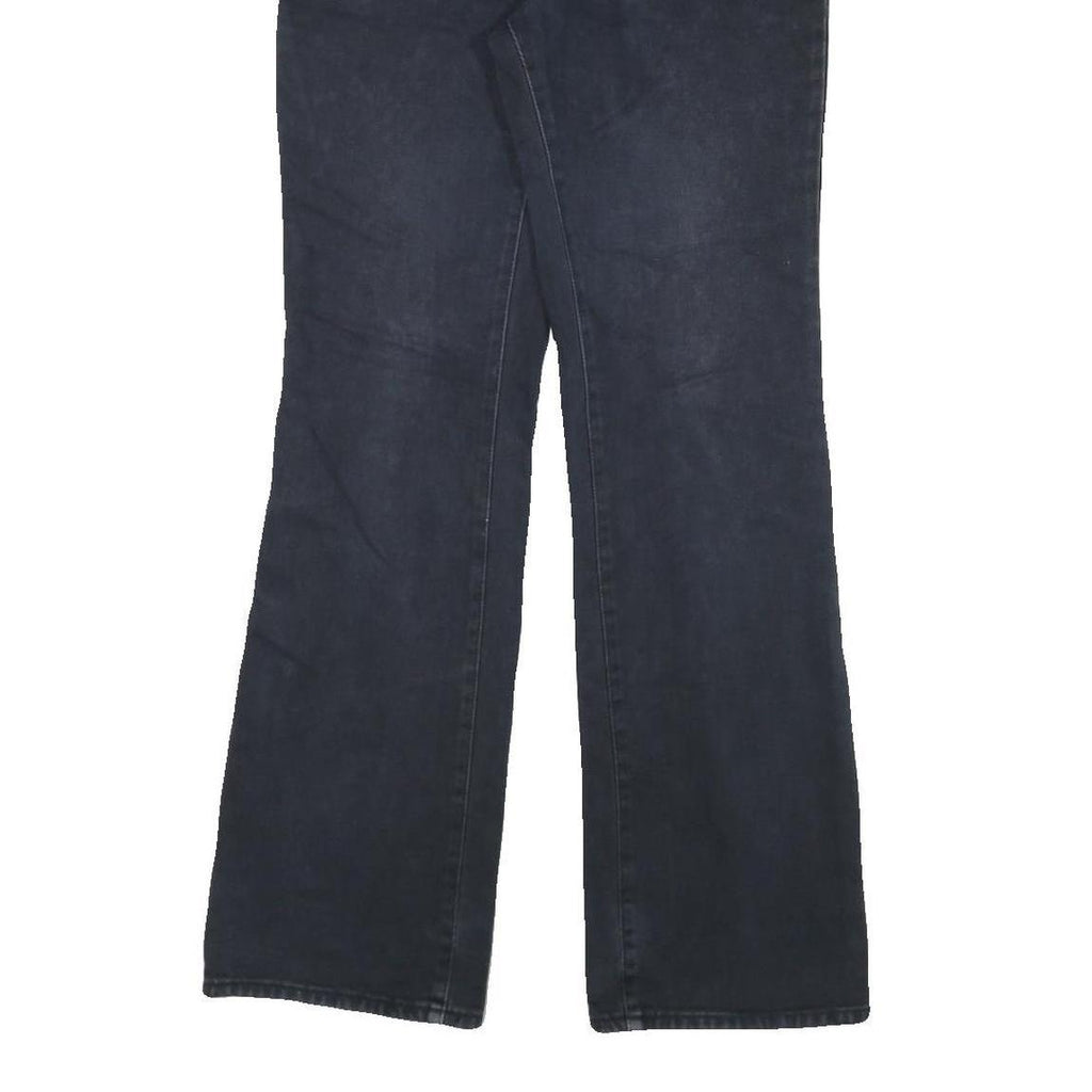 CALVIN KLEIN JEANS Womens Regular Fit Bootcut Denim Dark W28 L31 Stylish Zip