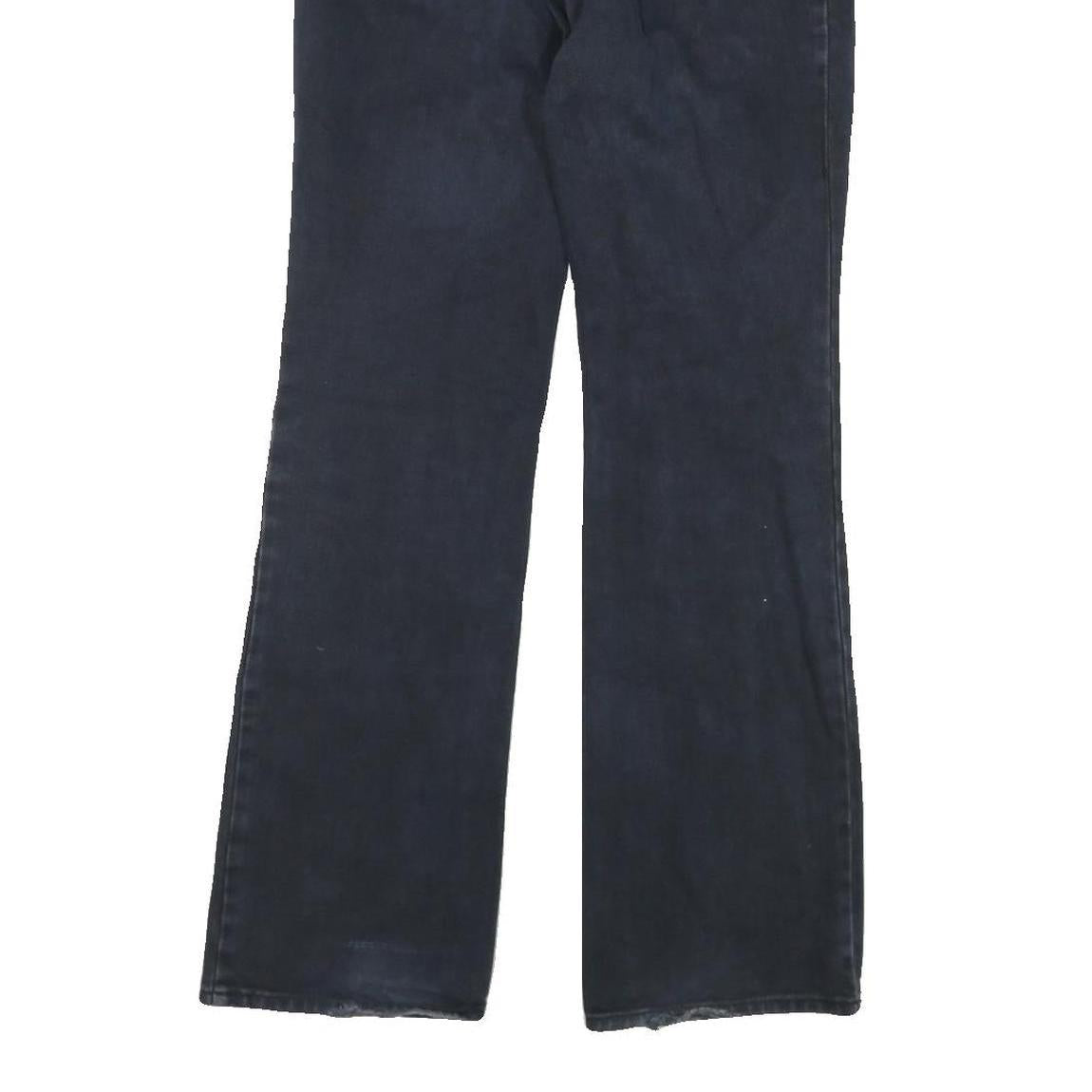 CALVIN KLEIN JEANS Womens Regular Fit Bootcut Denim Dark W28 L31 Stylish Zip