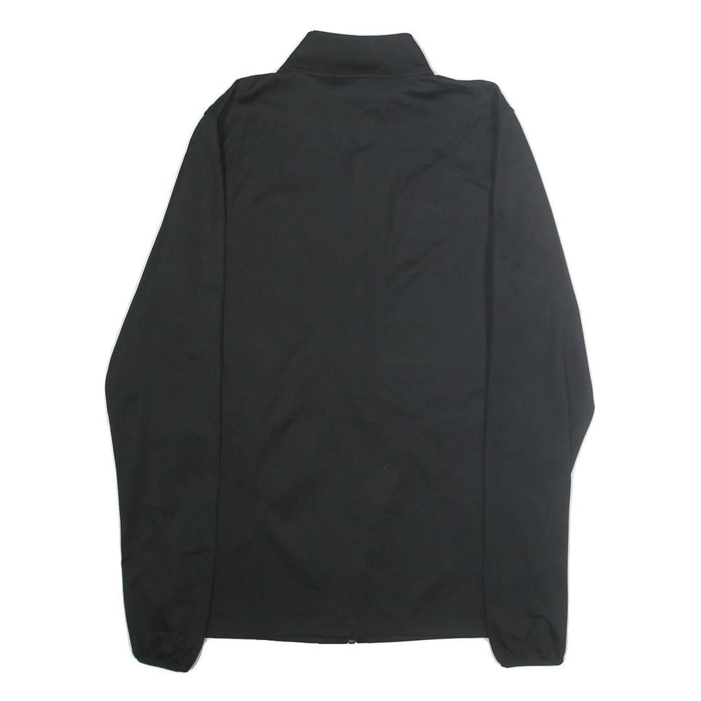 NIKE Mens Black Jacket M Polyester Plain Zip Sportswear