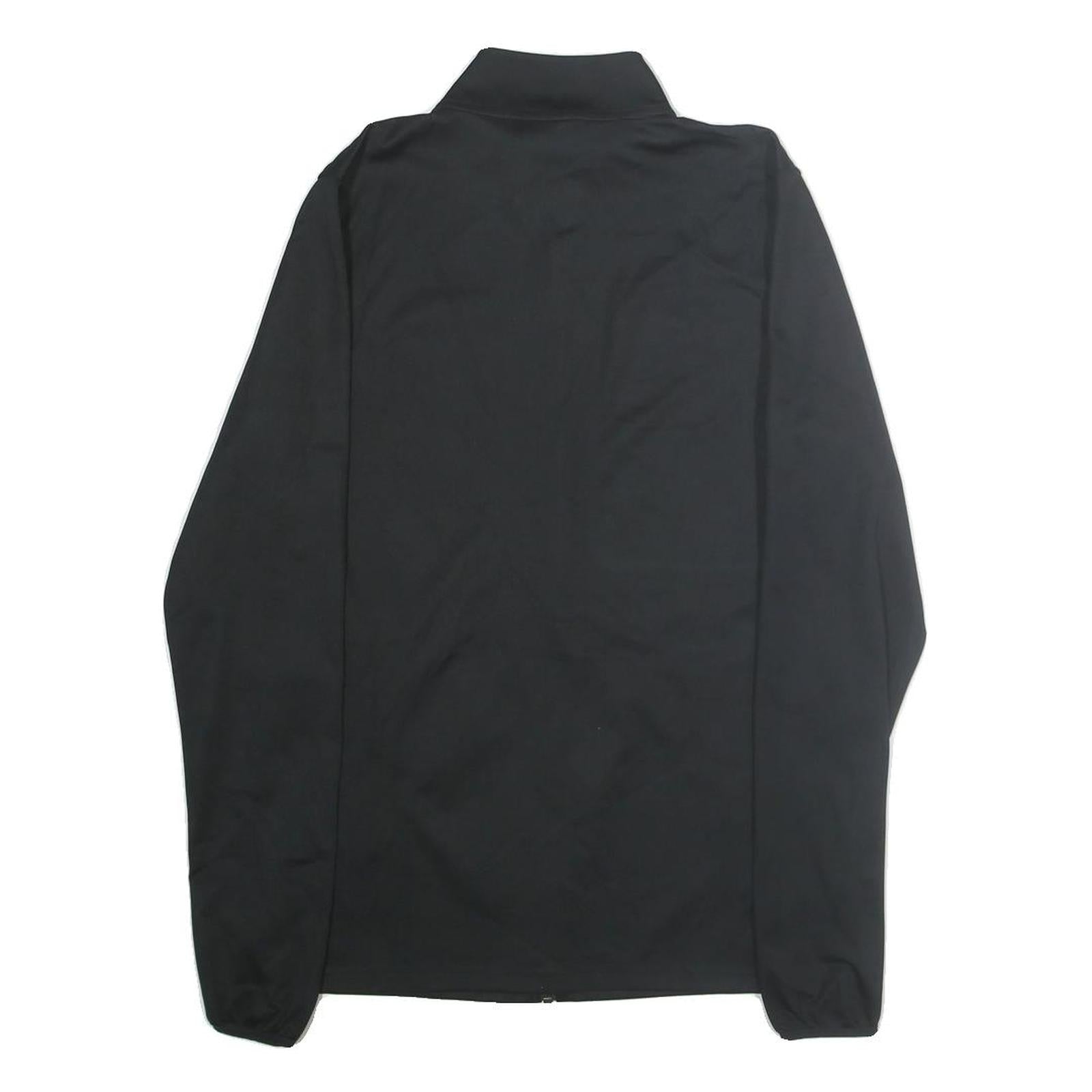 NIKE Mens Black Jacket M Polyester Plain Zip Sportswear