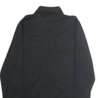 NIKE Mens Black Jacket M Polyester Plain Zip Sportswear