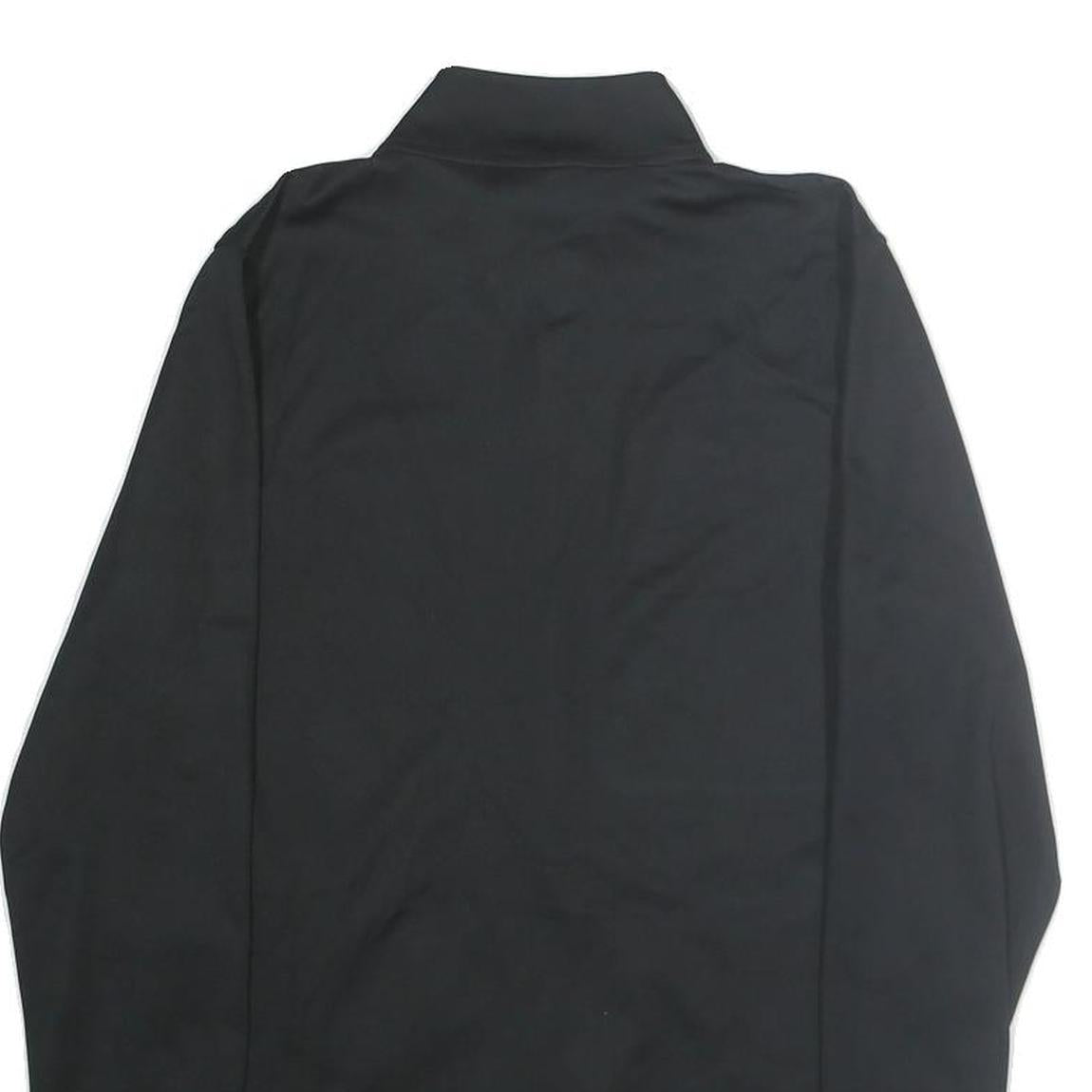 NIKE Mens Black Jacket M Polyester Plain Zip Sportswear