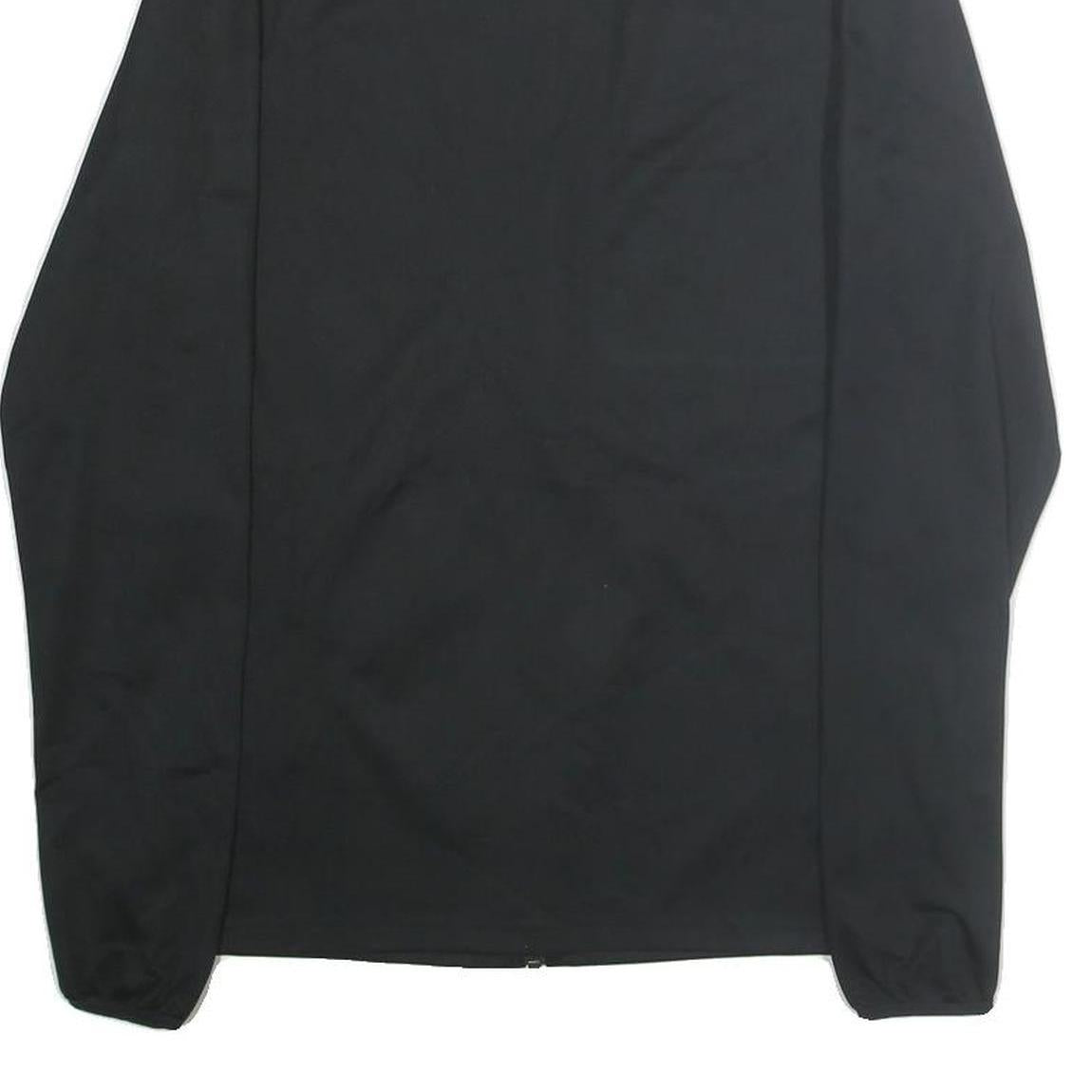 NIKE Mens Black Jacket M Polyester Plain Zip Sportswear