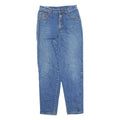 GARRY Indigo Womens Jeans Blue Regular Tapered Stone Wash W28 L30