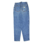 GARRY Indigo Womens Jeans Blue Regular Tapered Stone Wash W28 L30