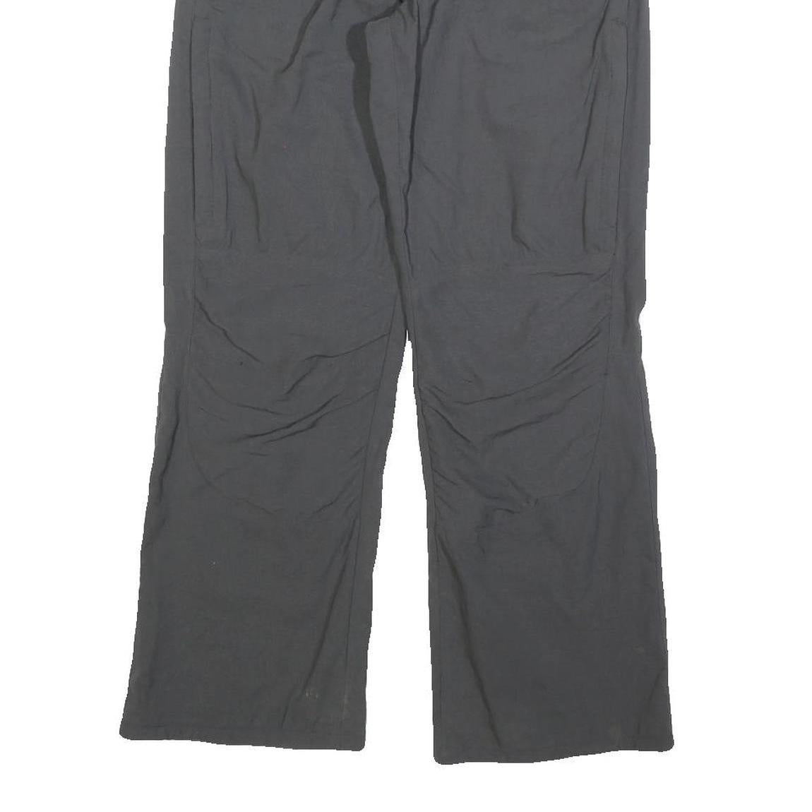 REGATTA Womens Grey Regular Fit Wide-Leg Trousers W30 L28 Outdoor Comfort Zip