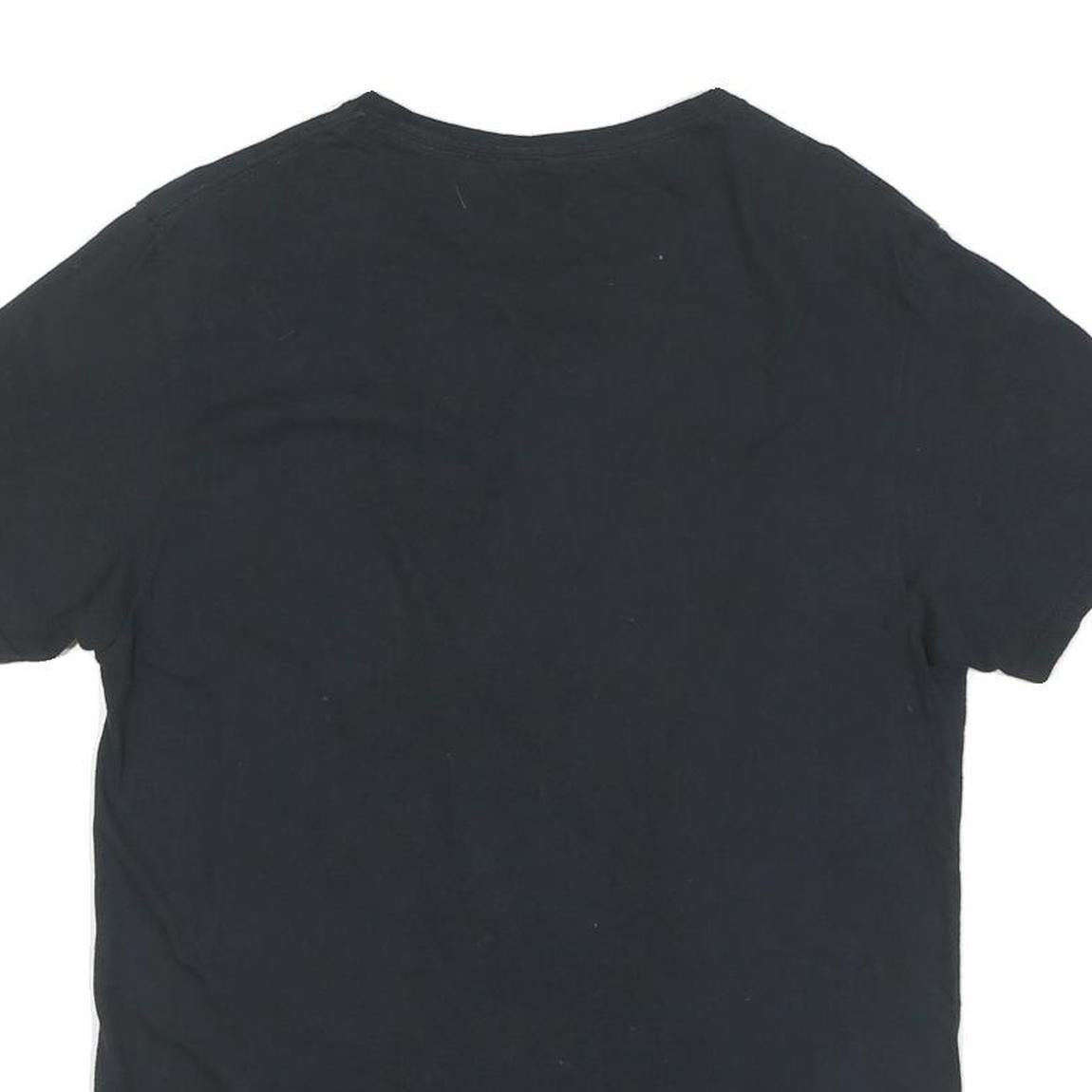 AC DC Mens Black Graphic T-Shirt M Short Sleeve Crew Neck Rock Band Tee