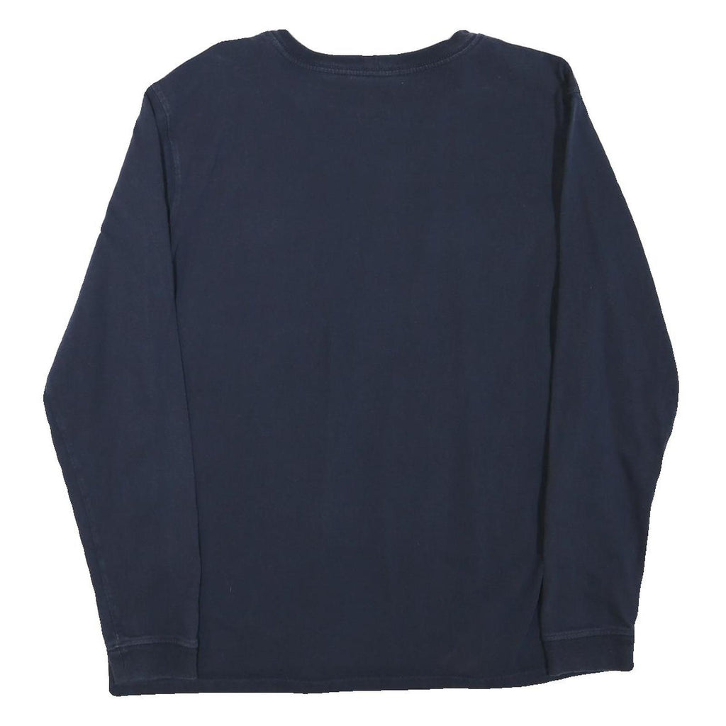 CARHARTT Womens Navy Blue Long Sleeve Crew Neck Pocket T-Shirt L Christ The