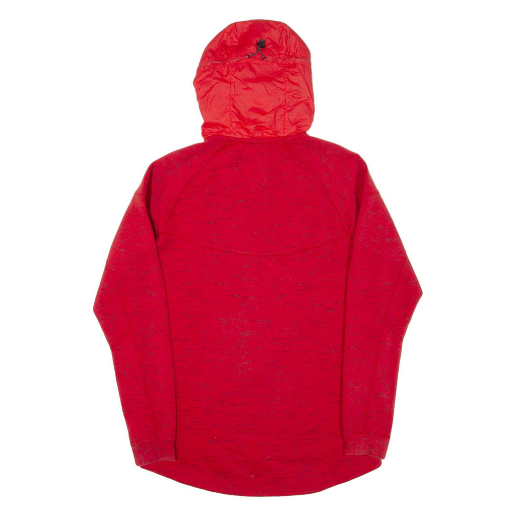 NIKE Mens Red Hoodie Full Zip S