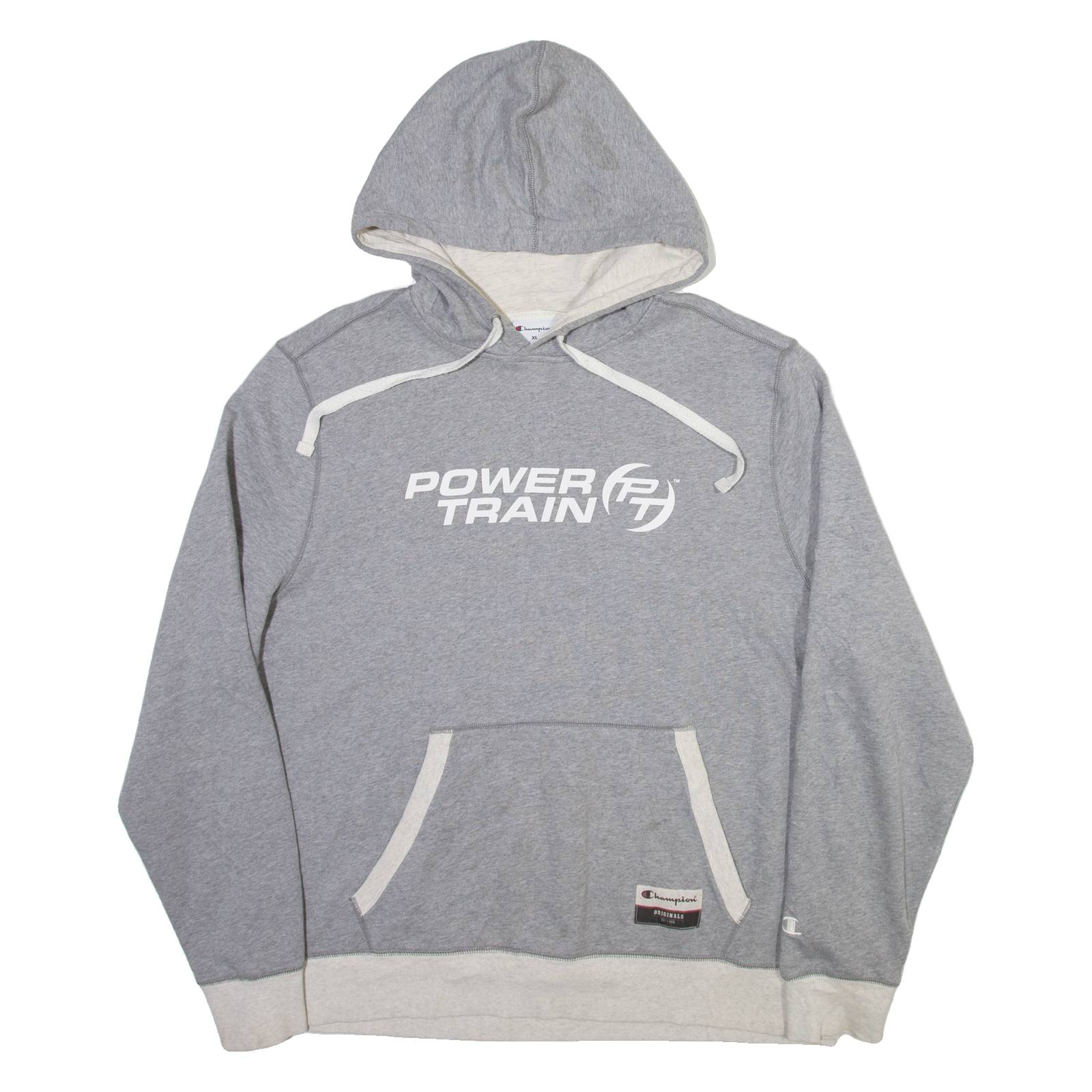 CHAMPION Mens Grey Hoodie XL